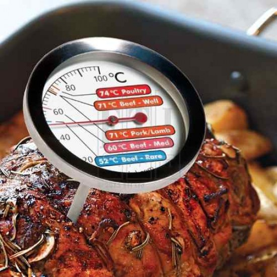 Termometar za roštilj meso ubodni analogni 60mm
